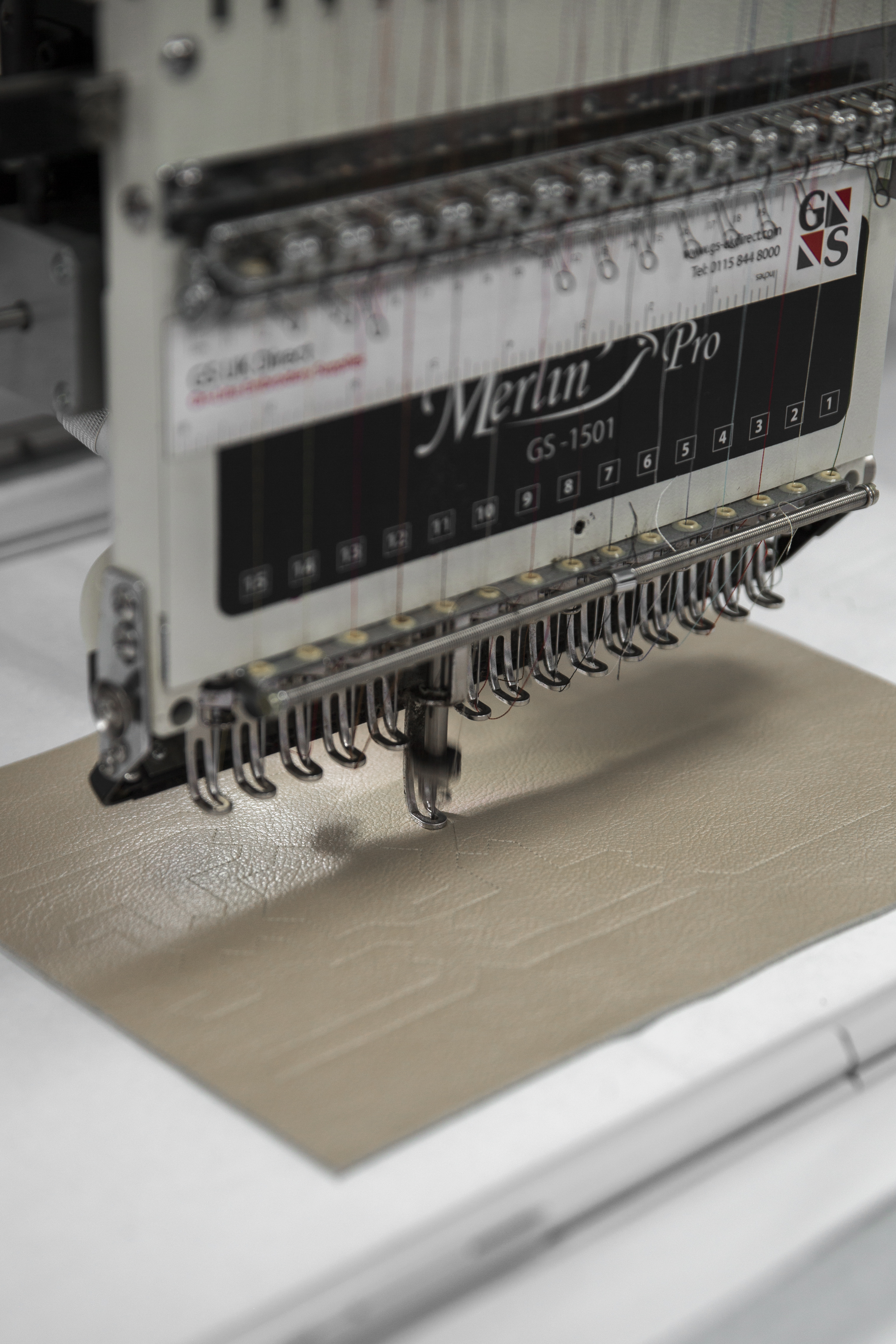 Image 1 Machine Running out initial running stitch line for Ellice Design Applique